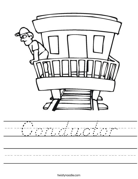 Conductor Worksheet