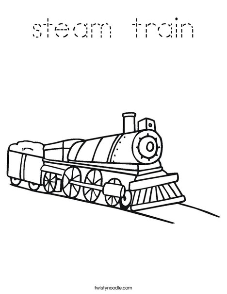 Choo Choo Train Coloring Page