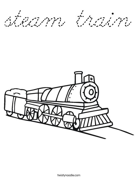 Choo Choo Train Coloring Page