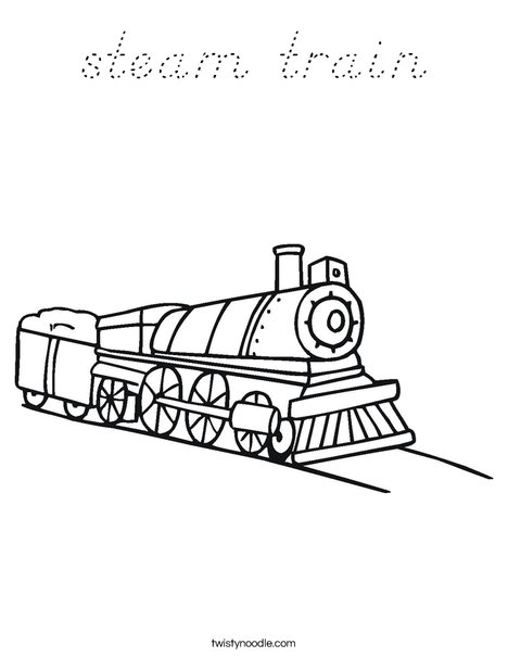 Choo Choo Train Coloring Page