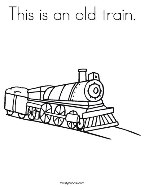 Choo Choo Train Coloring Page