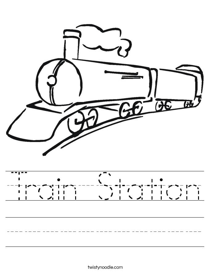 Train Station Worksheet Twisty Noodle Train Station Worksheet Twisty Noodle