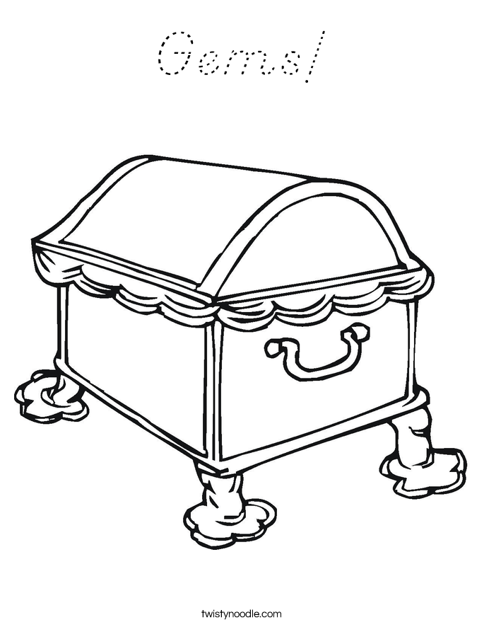 Gems! Coloring Page