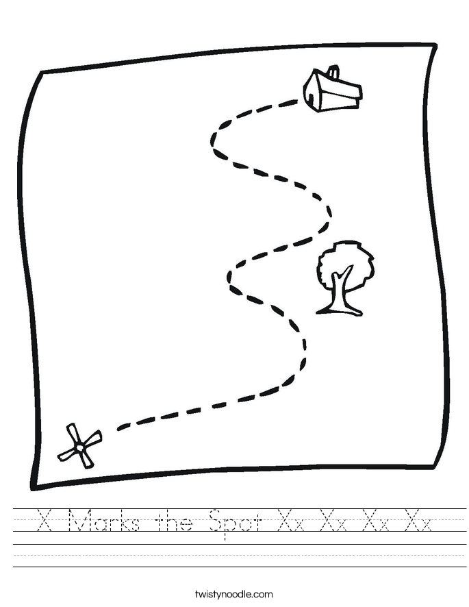 X Marks the Spot Xx Xx Xx Xx Worksheet