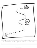 X Marks the Spot Xx Xx Xx Xx Worksheet