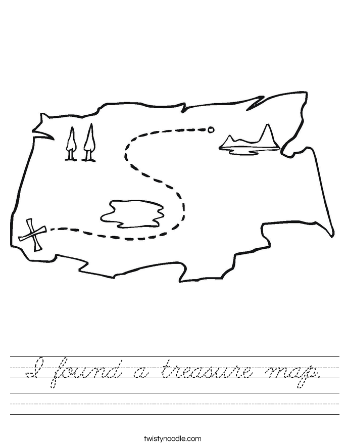 I found a treasure map. Worksheet