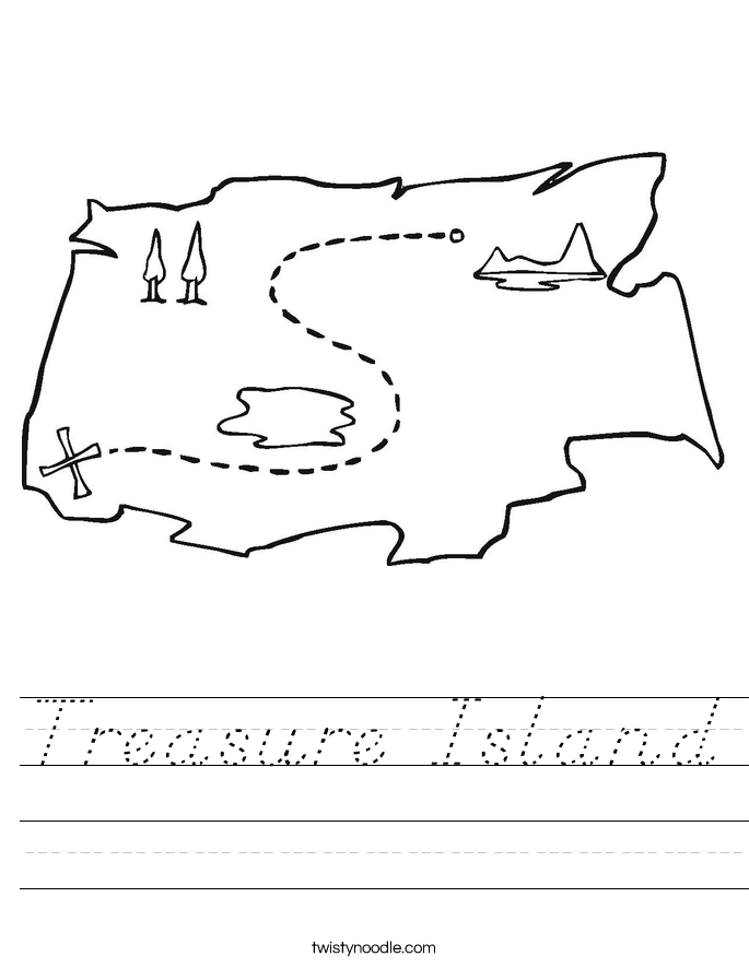 Treasure Island Worksheet