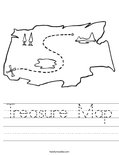 Treasure Map Worksheet