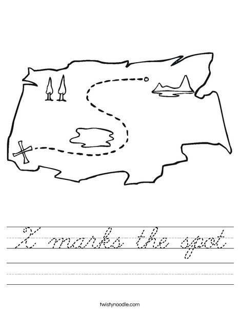 Treasure Map1 Worksheet