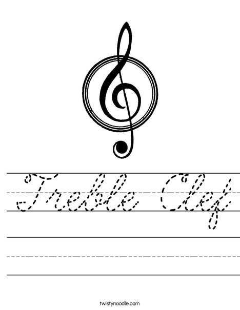 M is for Music Worksheet