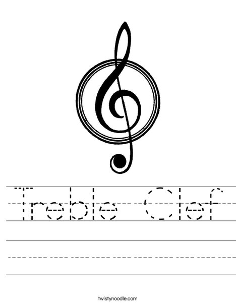 M is for Music Worksheet