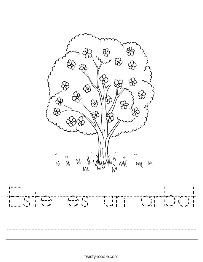 Este es un arbol Worksheet