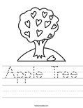 Apple Tree Worksheet
