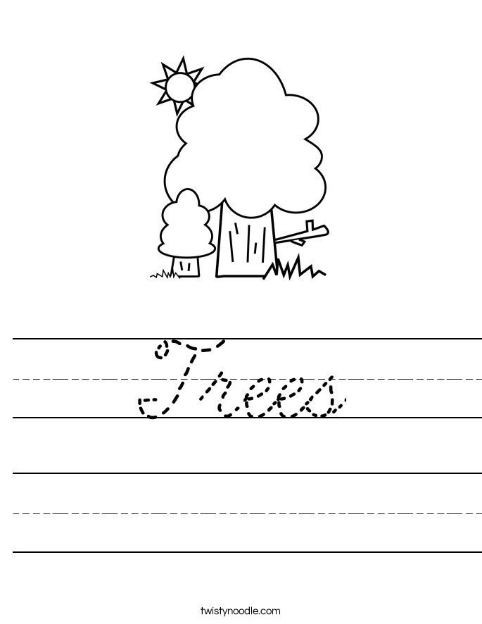 Trees Worksheet