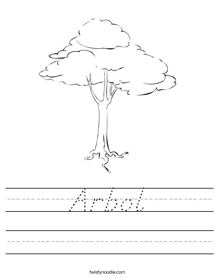 Arbol Worksheet