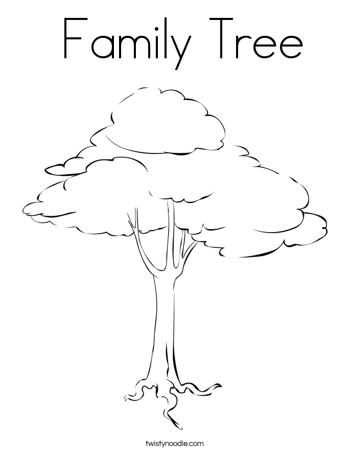  Family Tree Coloring Page
