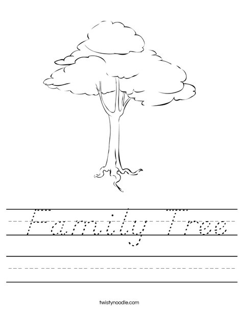 Brown Tree Worksheet