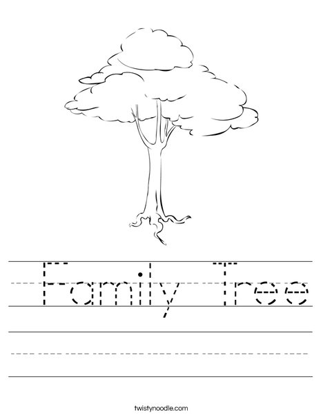 Brown Tree Worksheet