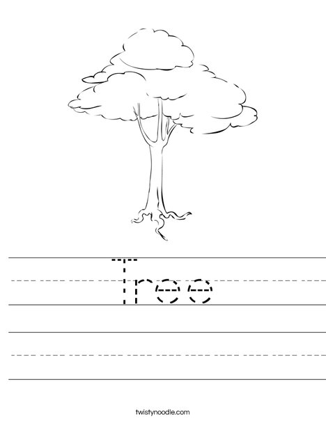Brown Tree Worksheet