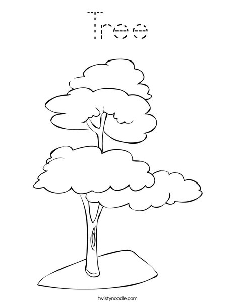 Arbol Coloring Page