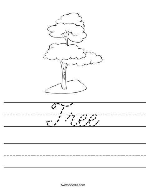 Arbol Worksheet