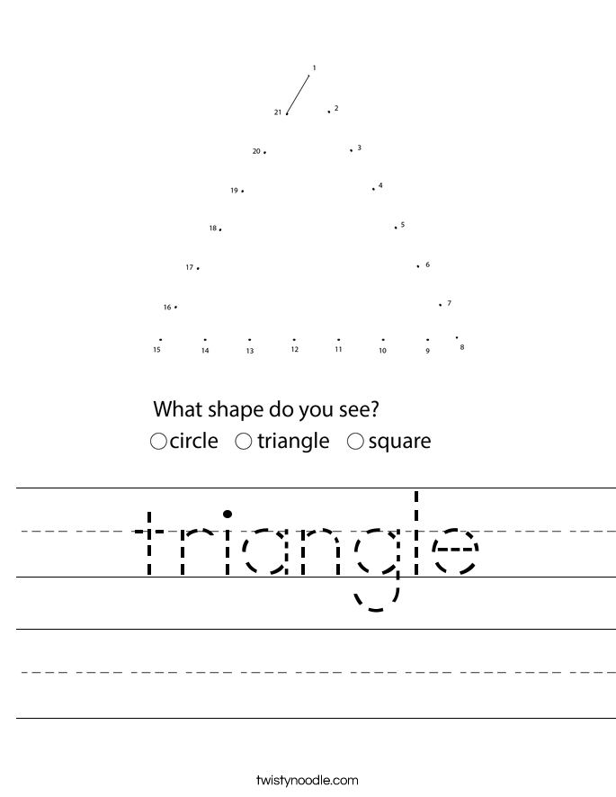 triangle Worksheet
