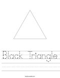Black Triangle Worksheet