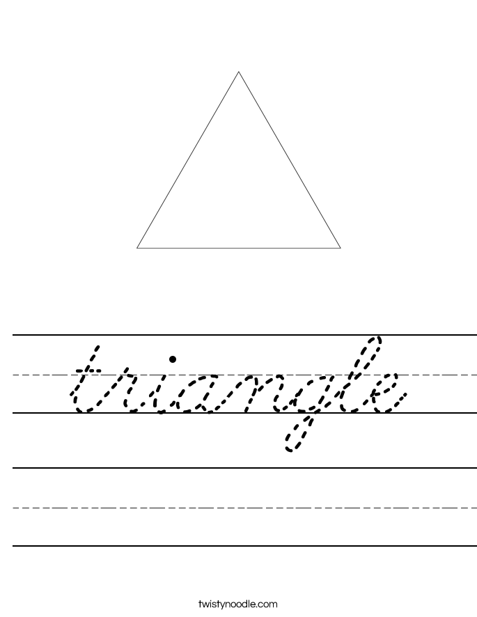 triangle Worksheet