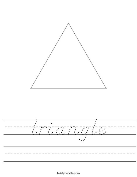 Triangle Worksheet