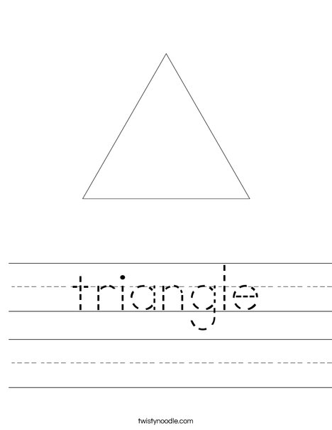 Triangle Worksheet