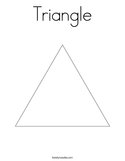 Triangle Coloring Page