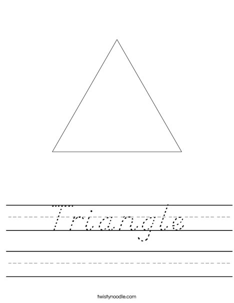 Triangle Worksheet