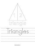 Triangles Worksheet