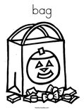 bag Coloring Page