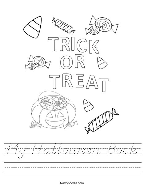 Trick or Treat Letters Worksheet