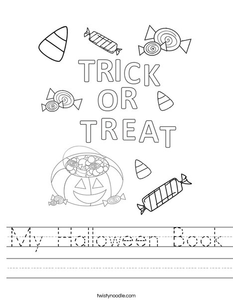 Trick or Treat Letters Worksheet
