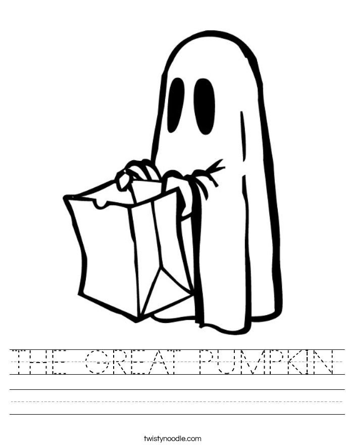 THE GREAT PUMPKIN Worksheet