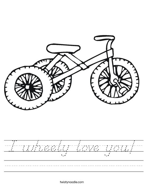 Tricycle Worksheet