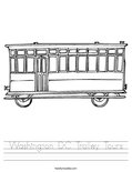 Washington DC Trolley Tours Worksheet