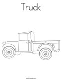 Truck Coloring Page