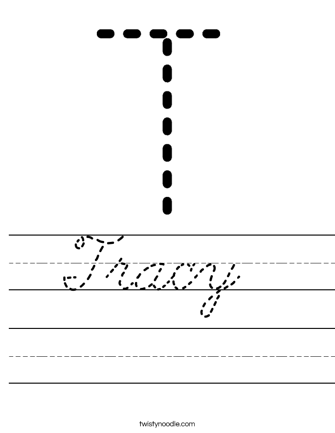 Tracy  Worksheet