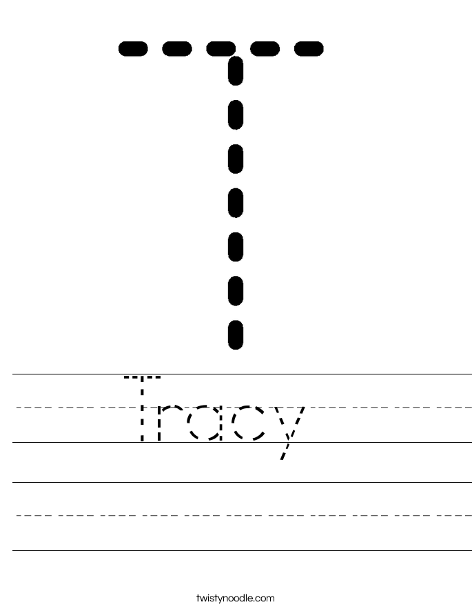 Tracy  Worksheet