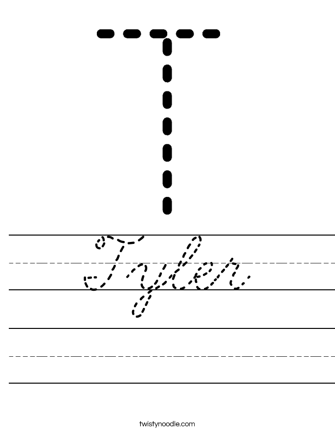 Tyler Worksheet