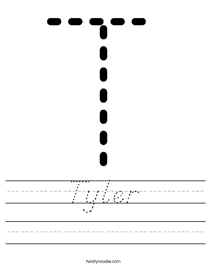 Tyler Worksheet