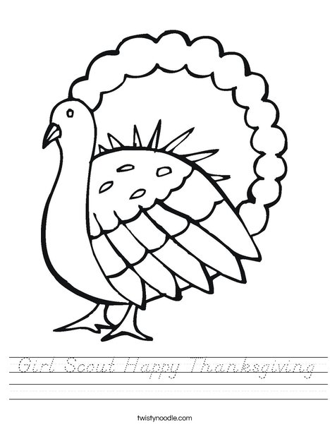 Gobble Gobble Turkey Worksheet