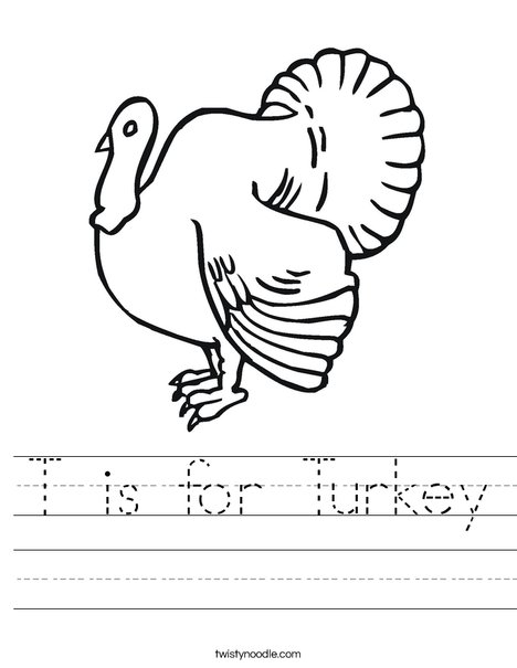 Turkey Worksheet