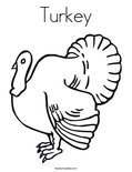 TurkeyColoring Page