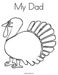 My Dad Coloring Page