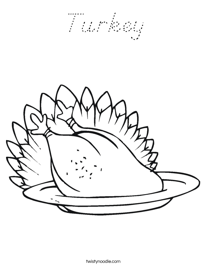 Turkey Coloring Page
