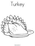 Turkey Coloring Page